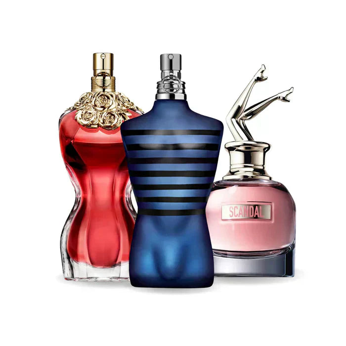 Combo de 3 Perfumes: Jean Paul Gaultier LA BELLE. Jean Paul Gaultier ULTRA MALE y Jean Paul Gaultier SCANDAL - 100ml